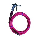 ヤマトエンジニアリング PVCエアホース ボタン式カップリング付 ブローガンセット H65BT-D100-10 1点(4)