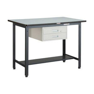 ※法人専用品※トラスコ(TRUSCO) 中量立作業台ダップ天板引出2段 1200×750 HAEWP1275F2