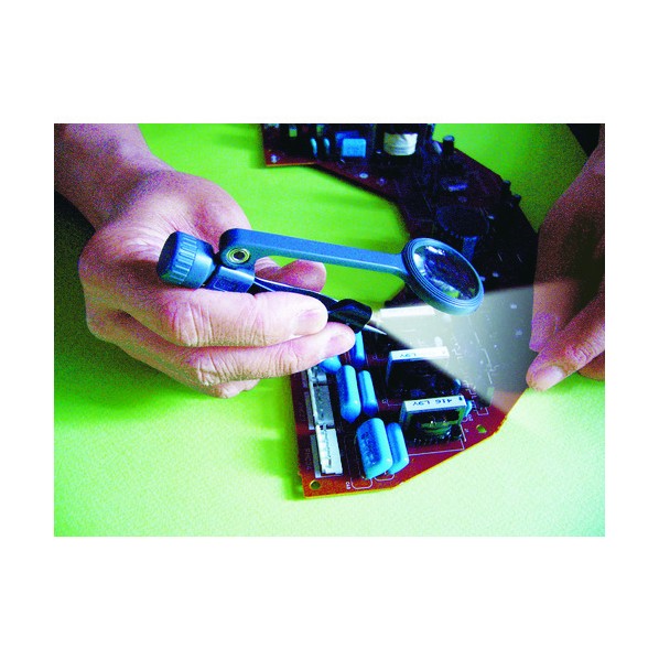 光 LEDライト付きルーペピンセット付き HE08 1個