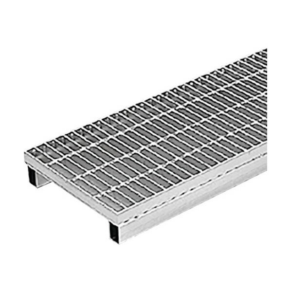 カネソウ スチール製グレーチング 滑り止め模様付 かさあげ型 国土交通省型側溝用 HXY-K-6365A 1点