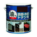 ニッペホーム 油性鉄部・木部・トタン用 3.2L チョコレート