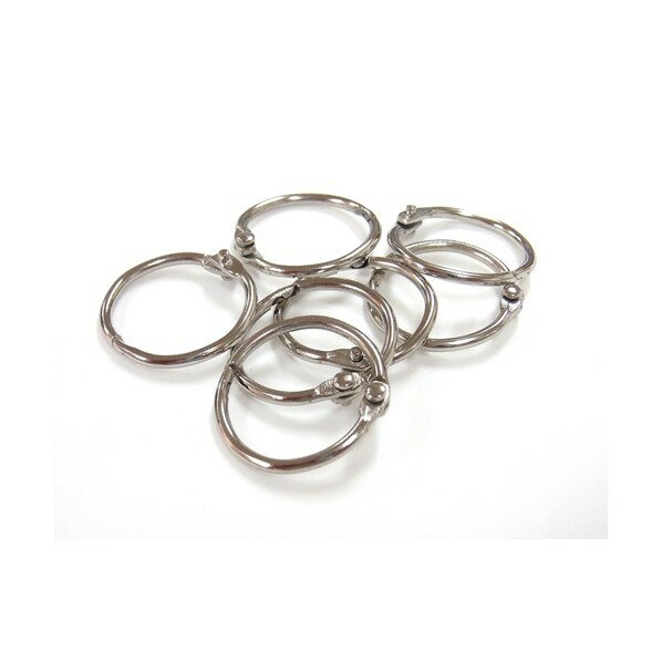 ニッサチェイン/NISSA 鉄 カードリング 200入 IJR-3 ニッケル 1個