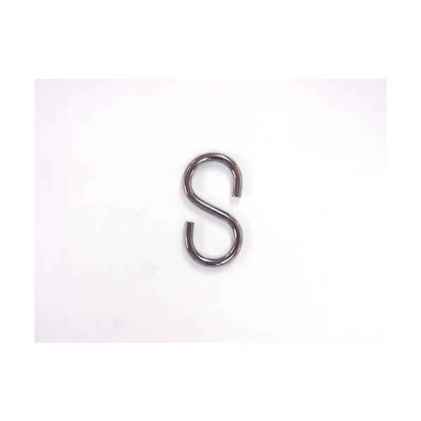 ニッサチェイン(NISSA) 鉄 Sフック 参考使用荷重1kg ISH16 クローム クローム継手 1000個