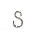 ニッサチェイン(NISSA) チェーン金具/鉄クロームSフック 4.0mm×36.2mm ISH40 クローム継手 300個