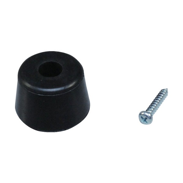 光 ゴム底脚 38mm 黒 KG-380 1点