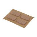 光 簡易パック式 波ゴムクッション 3×10×20mm 茶 KWR12-2 1点