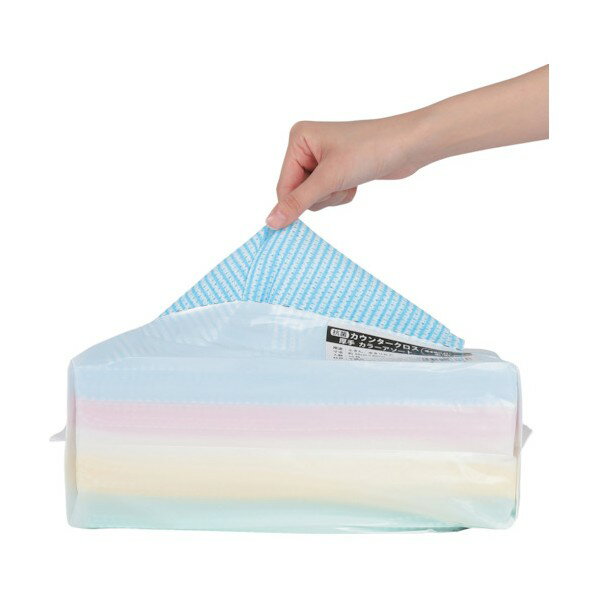 伊藤忠リーテイルリンク 抗菌カウンタークロス 厚手 カラーアソート KYM-8 50枚