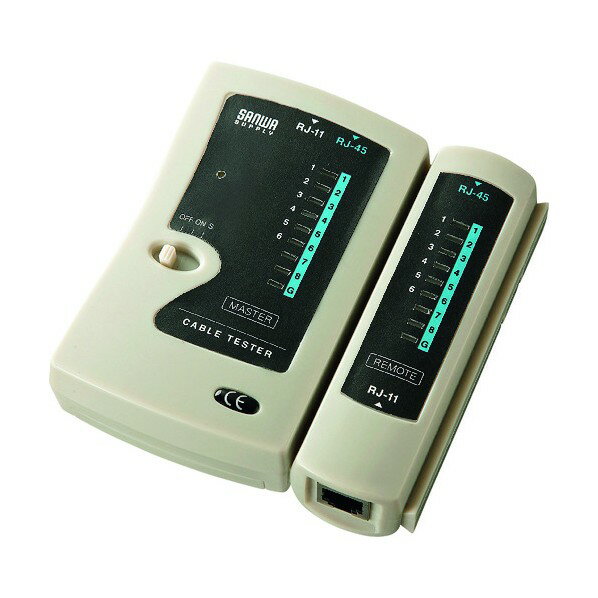 サンワサプライ LANケーブルテスター LAN-TST3Z 1点