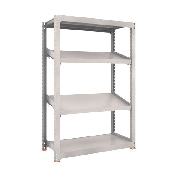 トラスコ M3型中量棚 1200X571XH1800 4段 傾斜2段 M3-6464K2 1