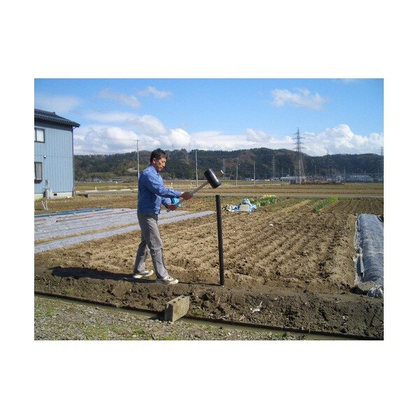 TRUSCO 丸型掛矢 150mm 硬質プラスチック製 900×260×150MM MK-150 1個