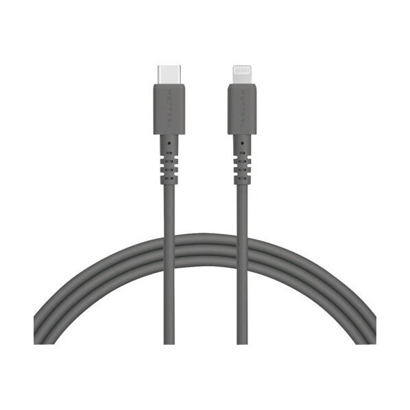 オウルテック しなやかで絡まないシリコンケーブル 急速充電データ転送対応 USB-C to Lightning MOT-SCBCLG200-BK 1点