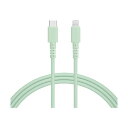 オウルテック しなやかで絡まないシリコンケーブル 急速充電データ転送対応 USB-C to Lightning MOT-SCBCLG200-PS 1点(2)