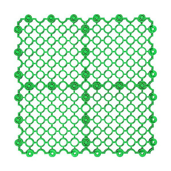 テラモト マーブルマット 150×150mm 緑 MR-061-072-1 1点【2506DFD_5】