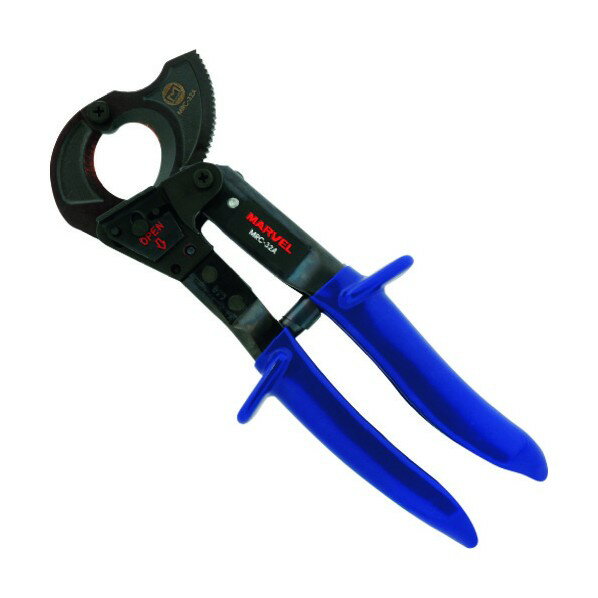マーベル ラチェットケーブルカッター(銅線専用) 252mm MRC-32A 1本 の商品画像