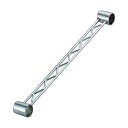 トラスコ(TRUSCO) スチール製メッシュラック用サイドバーL305 308 x 33 x 44 mm MSB-300S