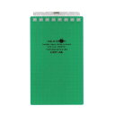 アケボノクラウン AQUA DROPs ツイストノート(メモサイズ) 72mm×12mm×125mm 緑 N-1661-7 1冊