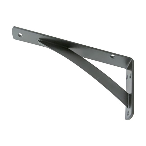 丸喜金属本社 パワー棚受(スチール)125X250 ブラック N-475 12U 1点