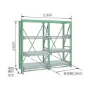ムラテックKDS スライドラックSSR10-2809-3FTR SSR10-2809-3FTR 1台【2506DFD_3】