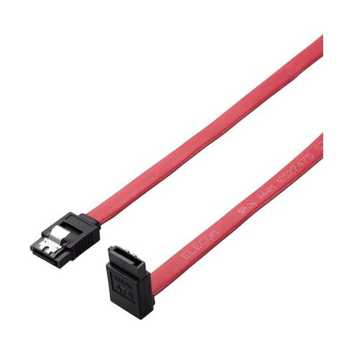 エレコム SATAケーブル 仕様固定 ストレート-下L型 6G対応 1m ブラック ST6-10DL/ID 1点 エレコム SATAケーブル 仕様固定 ストレート-下L型 6G対応 1m ブラック ST6-10DL/ID 1点