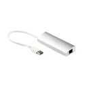 STARTEC.COM社 USBハブ/USB 3.0/USB-A - 3x USB-A/LAN/バスパワー/シルバー ST3300G3UA 1個