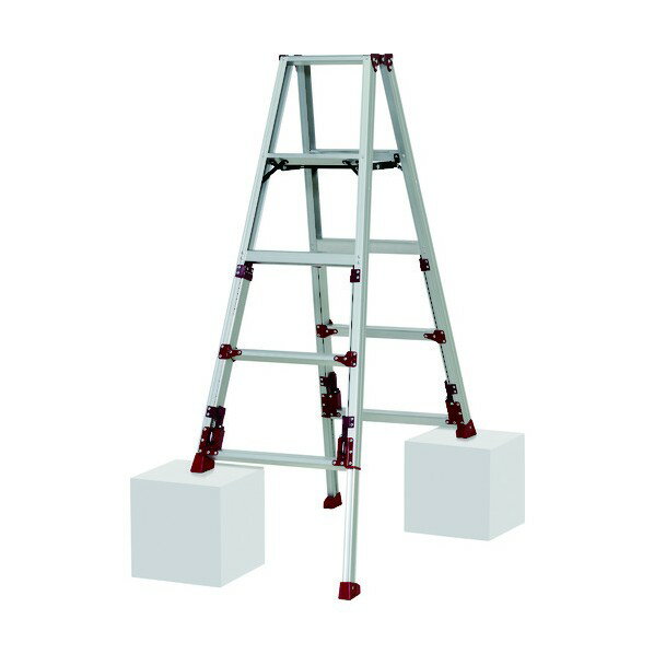 ※法人専用品※ピカ 【車上渡し】四脚アジャスト式専用脚立 SXJ-150A 1台