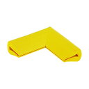 トラスコ 安心クッションはさみこみ型コーナー用幅15mmイエロー 70 x 60 x 17 mm TAC-152Y 1点