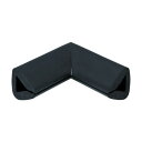 トラスコ 安心クッションはさみこみ型コーナー用幅35mmブラック 120 x 110 x 35 mm TAC-160BK 1点