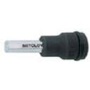 水戸工機 3/8ヘックスソケットパワータイプ 3mm P303HT 1