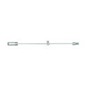 トラスコ チューブブラシ継柄ブラシネジ1/2用 1240 x 45 x 16 mm TB-1250-4 (1/2ヨウ 1250MM) 1点