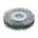 トラスコ(TRUSCO) ホイルブラシ50X10mm穴ステンレス線線径0.3 104 x 63 x 21 mm TB-6323