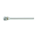 トラスコ 超硬バー球型Φ5X刃長4X軸3ダブルカット 89 x 13 x 14 mm TB8B050 1点