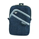 トラスコ デニムコンパクトケース3ポケットブラック 10 x 140 x 250 mm TDC-K104 1点