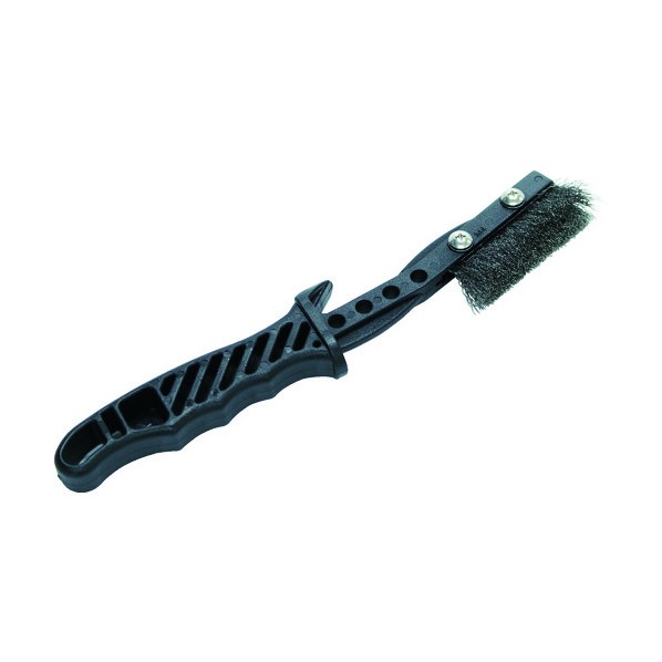 トラスコ(TRUSCO) チャンネルブラシ EグリップI型 ワイヤー鋼線 59 x 242 x 32 mm TEBI-WB 1本