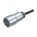 トラスコ 電動ドライバーソケットユニバーサルタイプ19mm 172 x 47 x 27 mm TEUF-19 (ユニハ゛-サル19MM) 1点