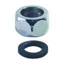 トラスコ(TRUSCO) フクロナットフレキシブルパイプ用ネジG1/2径16.5Φ 51 x 35 x 15 mm TFC-13-304 2個