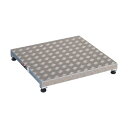 トラスコ 低床式アルミ製ステップ600X600XH90~120 600 x 600 x 90 mm TFS-0660AL 1点