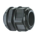 トラスコ ナイロンケーブルグランド 適合ケーブル10~14mm 黒 10個入り TG1214BK 1点