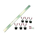 ユタカメイク ユタカメイク ツールホルダー レールセット レール1mホルダー6個 55 x 140 x 1035 mm TH-S106 1点