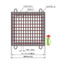 中部コーポレーション 落とし込式 正方形桝用スチールグレーチング b(550+550)×w1100×h90mm VG5BF90-11 1個