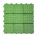 TRUSCO 抗菌・防炎ジョイントスノコ グリーン 300×300×13MM TJSD30-GN 1個