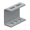 トラスコ 配管支持用チャンネルブラケット75型スチールL100 100 x 75 x 40 mm TKC7-WB010-U (ユニクロメッキ) 1点