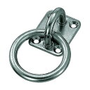 トラスコ 丸カンプレートステンレス製6mm(1個=1袋) 122 x 78 x 28 mm TMP-6 1個