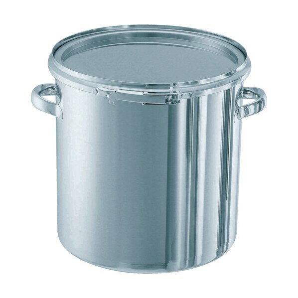 日東金属工業 ステンレスタンクテーパー付レバーバンド式密閉タンク（フタ付）200L TP-CTL-565H 1