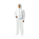 トラスコ(TRUSCO) まとめ買い不織布使い捨て保護服フード付ジャンバーLL60着入 550 x 450 x 485 mm TPC-F-LL-60 1着