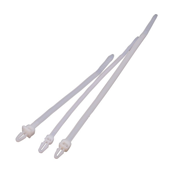 トラスコ(TRUSCO) プッシュマウントタイ(ウィング無)幅4.8x203取付穴径4. 285 x 127 x 40 mm TPCVS-200M 1点