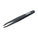 トラスコ プラスチック製ピンセット120mm先平細型 192 x 41 x 16 mm TPP-233 1点