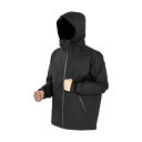 トラスコ 高耐候・軽量ストレッチレインウェア ブラック LL TRESWLL-BK 1点