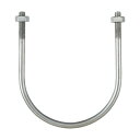 トラスコ SGP用UボルトSUS304呼び径80Aねじ径W3/8 124 x 113 x 16 mm TSGP-BT80A-S (80A) 1点