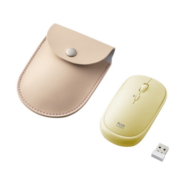 Trackball - プラス 428834)薄型持ちハコビマウス TW-MO001YL 1個