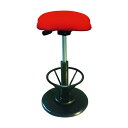 ※法人専用品※ルネセイコウ ツイストスツールラフレシアKモーションR 330x330x540-780mm レッド TWS-240R/03 1点